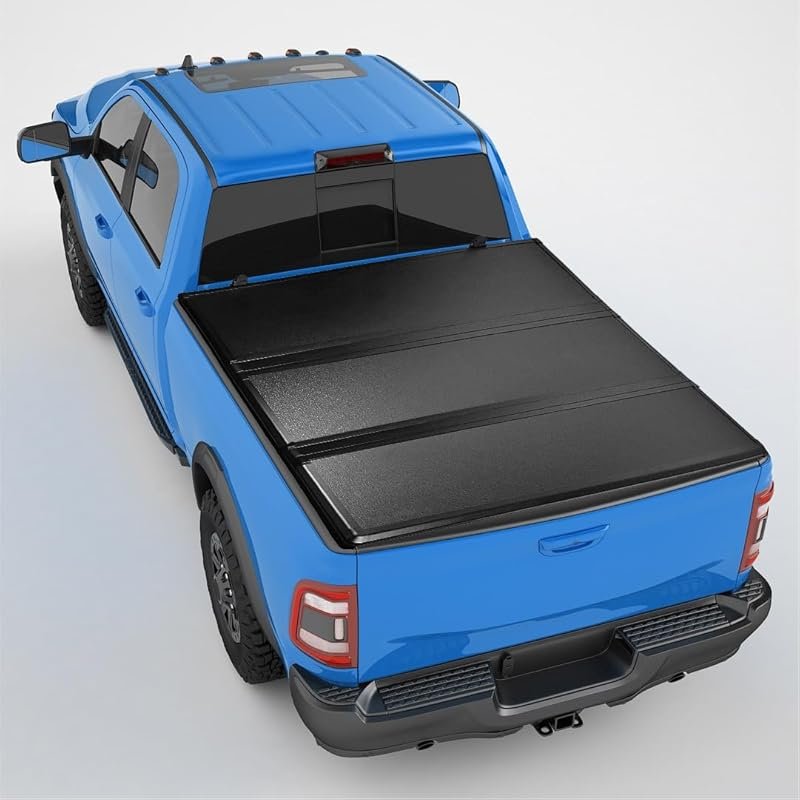 EZ-COVER Hard Tri-Fold FRP Tonneau Cover for 2017-2025 Honda Ridgeline