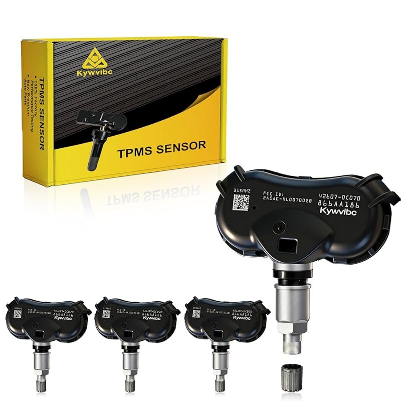 4PCS Pre-Programmed TPMS Sensor, 315MHZ Tire Pressure Monitor System S