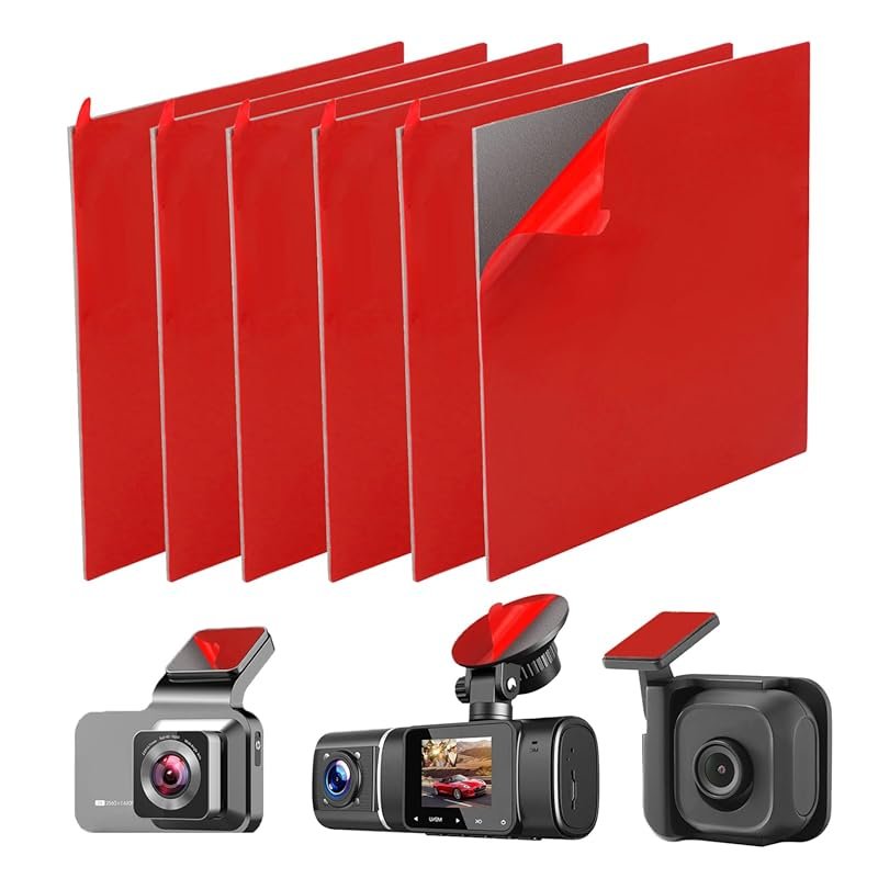 Heavy duty dash cam adhesive pads heat resistant for windshield and da