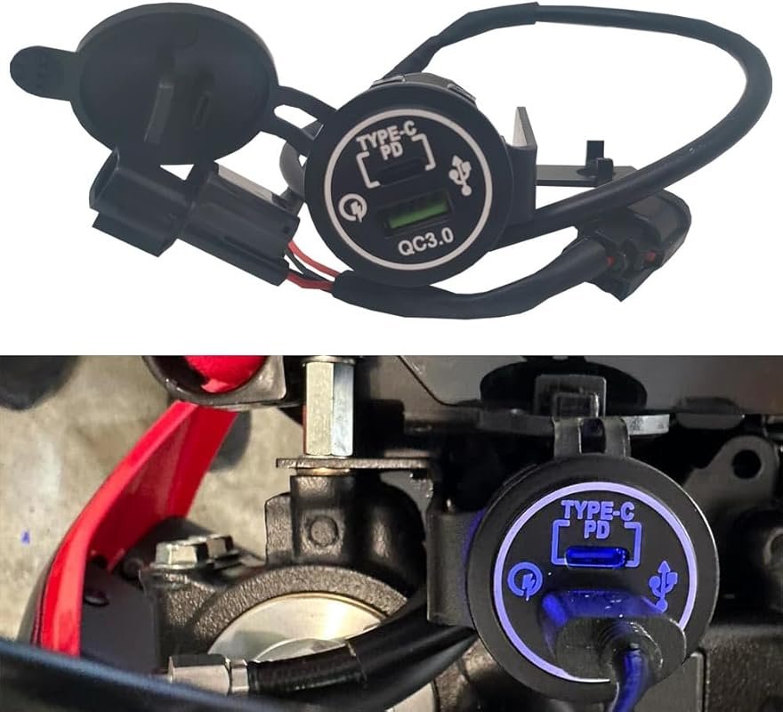 Motorcycle Adapter Kit with Wiring Harness for Honda CRF300L – 2021-Cu
