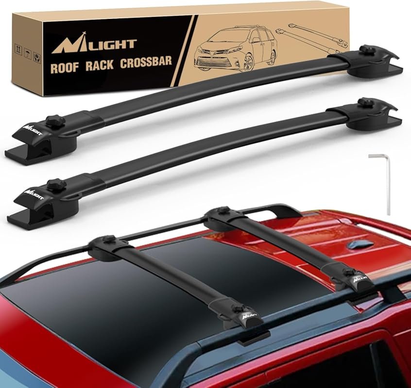 Nilight Roof Rack Cross Bars Fit for Toyota Sienna 2011 2012 13 14 15 