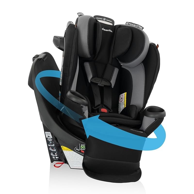 Evenflo Revolve360 Extend Convertible Car Seat with 360° Rotation & Ex