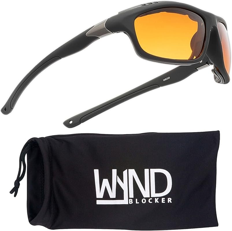 WYND Blocker Polarized Dry Eye Wind Resistant Sunglasses Motorcycle Gl
