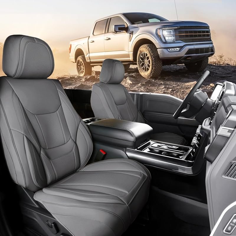 Coverland Custom Fit Car Seat Covers for Truck Compatible with  Premiu