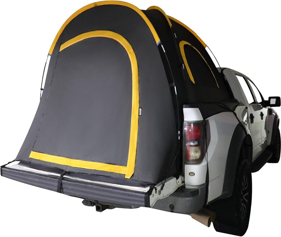 Portable Waterproof Pickup Truck Tent for 2 People, Fits Regular and L