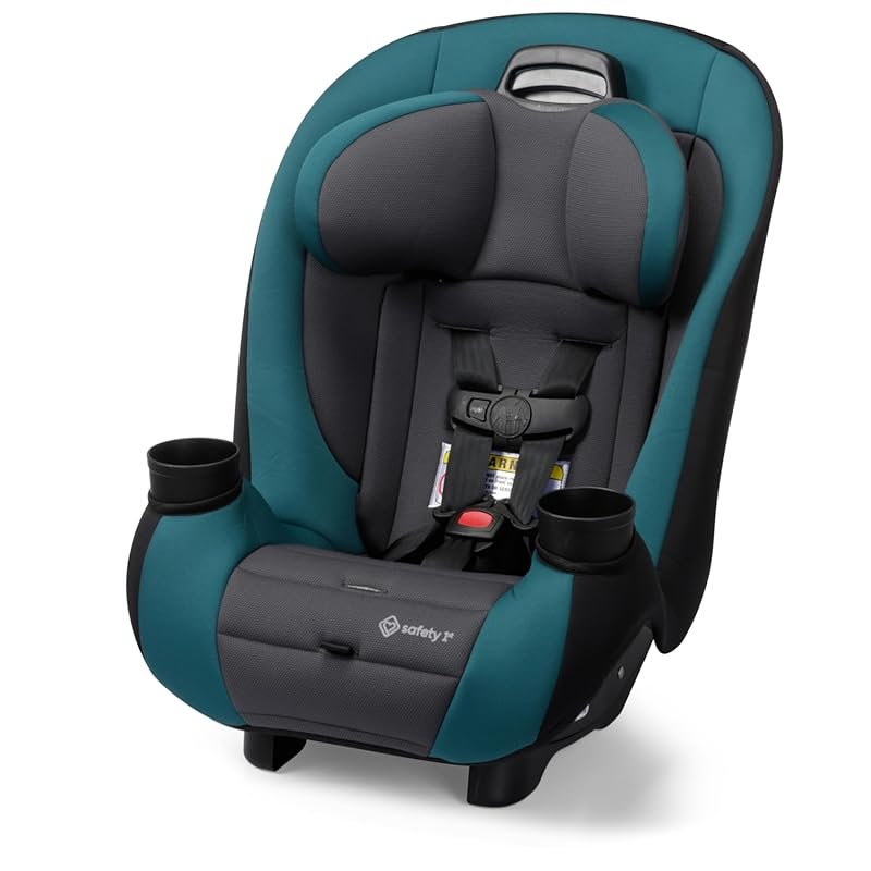Safety 1st Ellaris 3-in-1 Slim Fit Car Seat, Peacock Blue, 5-Position 