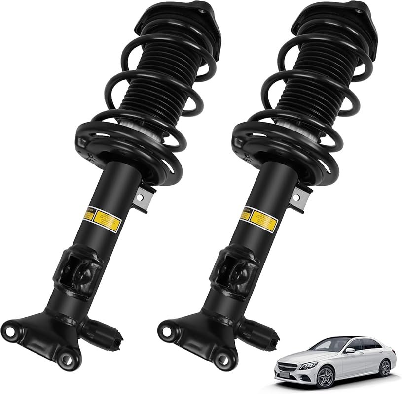 Front Shock Struts Assembly for Mercedes-Benz C204 and C207 Series inc