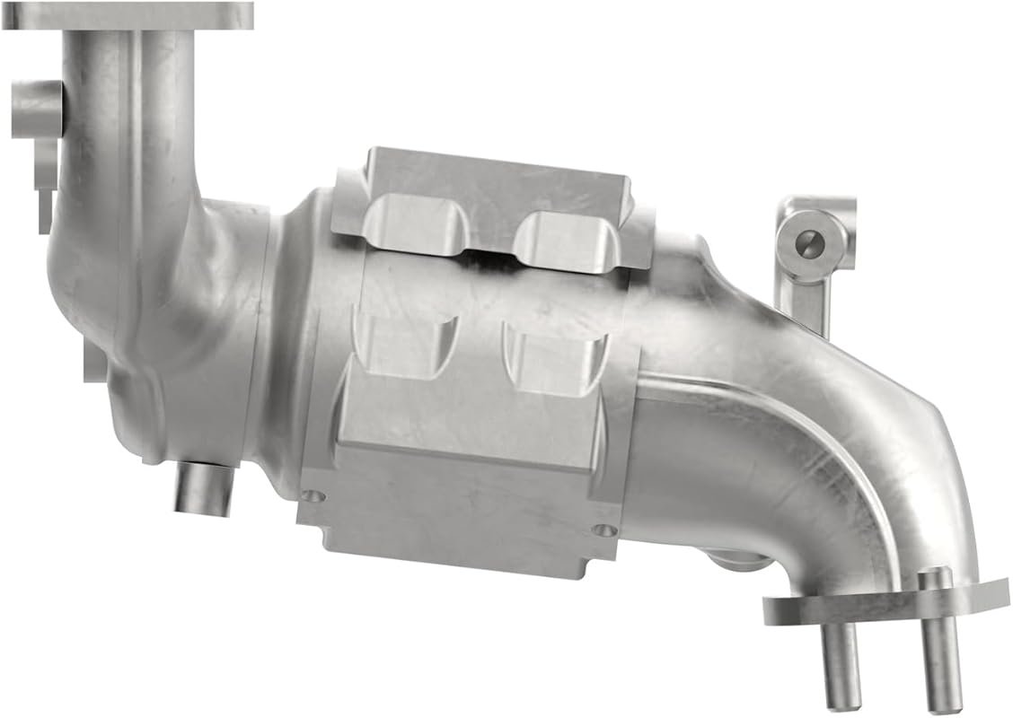 Direct Fit Catalytic Converter with Integrated Exhaust Manifold for Hy