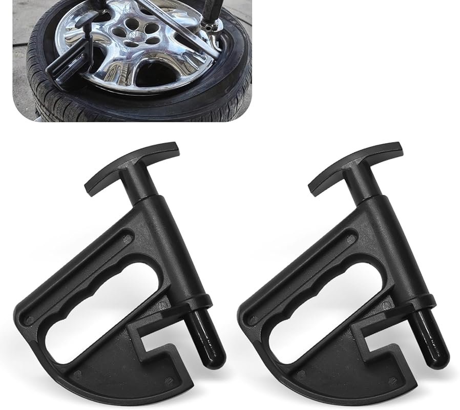 Universal Fit Tire Changer Tool - Durable Nylon Bead Clamp with Spring