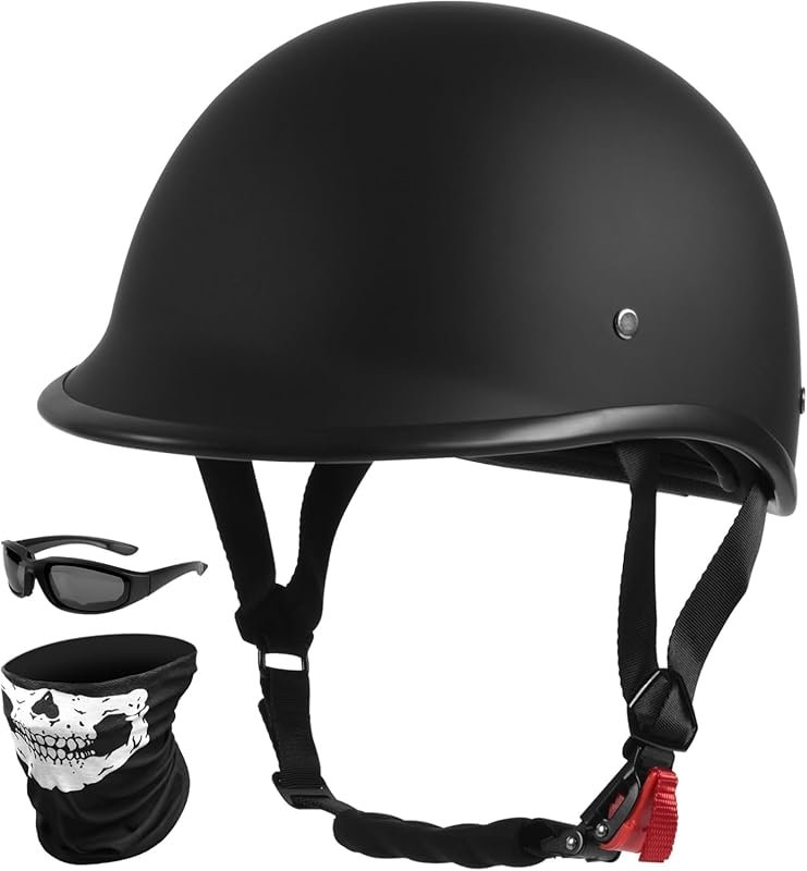 Lightweight Vintage Half Face Helmet – DOT Certified, Unisex, Ideal fo
