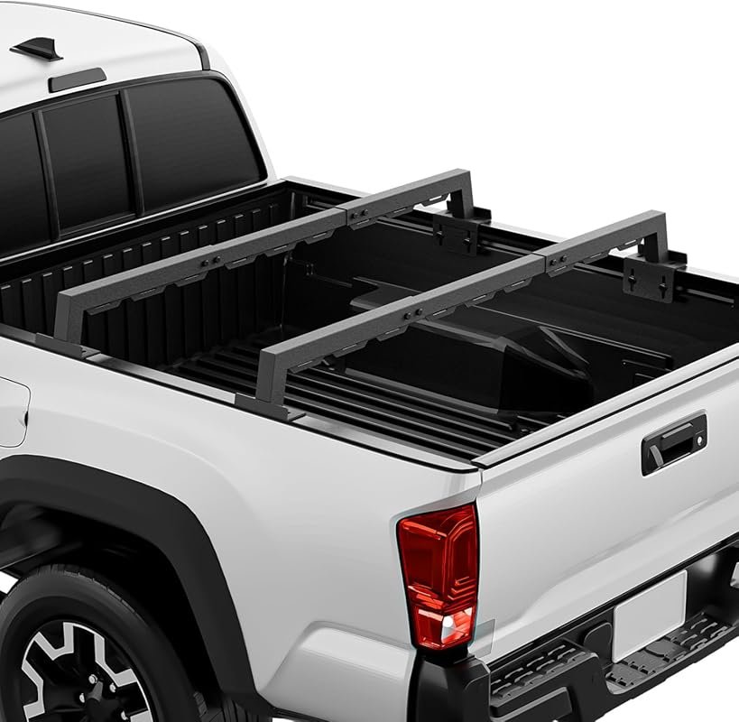 Truck Bed Rack with Cross Bars for Silverado, Sierra, Tacoma, and More