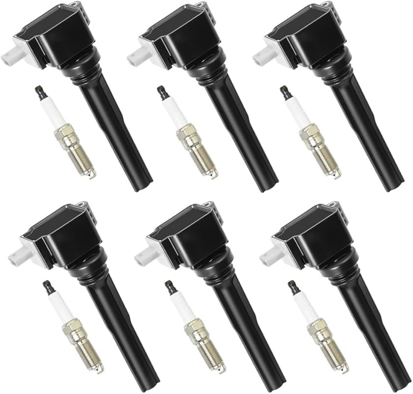 6-Pack Iridium Spark Plugs with Ignition Coils for Ford Expedition 3.5