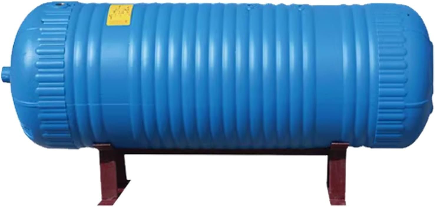 Blue Horizontal Pressure Tank for Booster Pump with Water Storage Capa