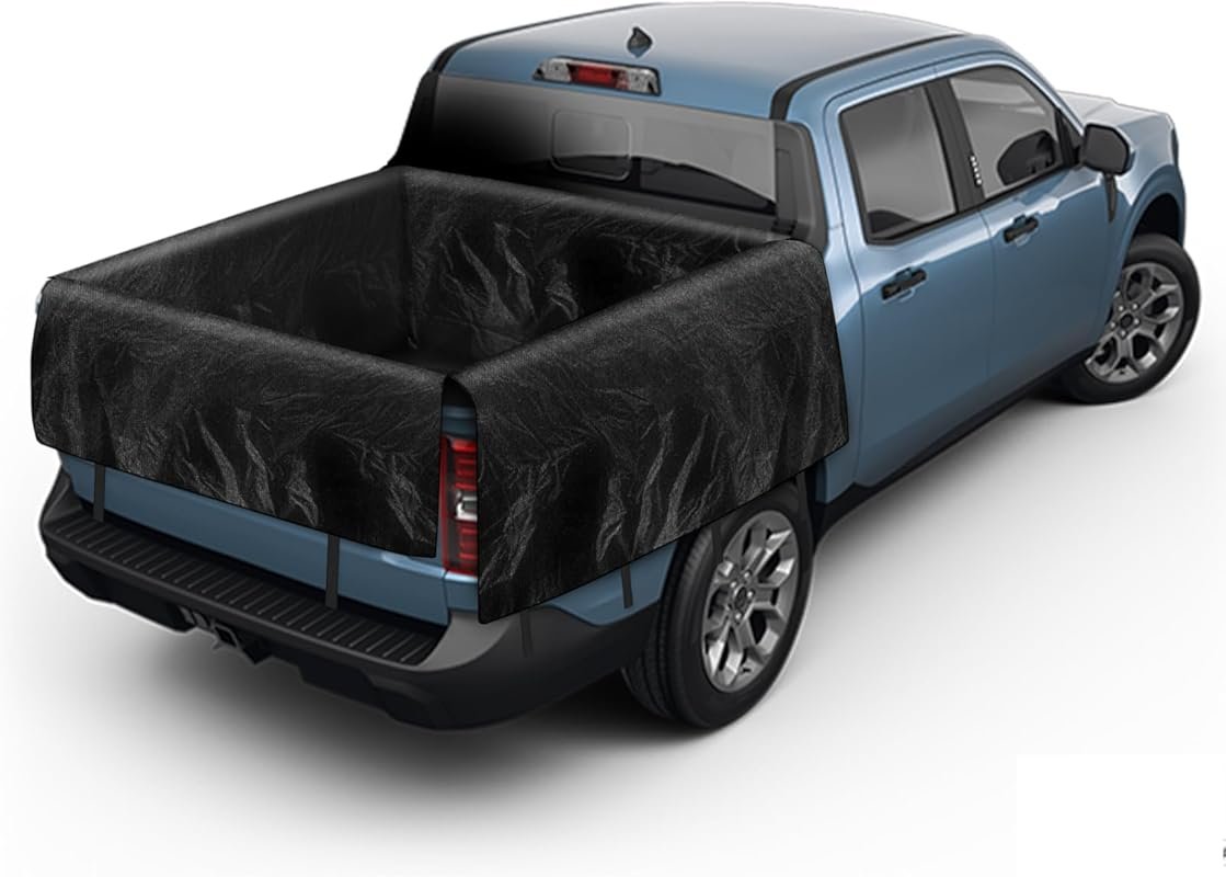 Waterproof Truck Bed Tarp for Ford Maverick, Compatible with 4.5'-5.5'