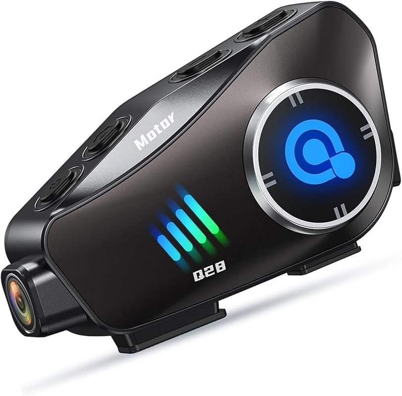 Motorcycle IP66 Waterproof Q28 Helmet Camera with Bluetooth Headset 10