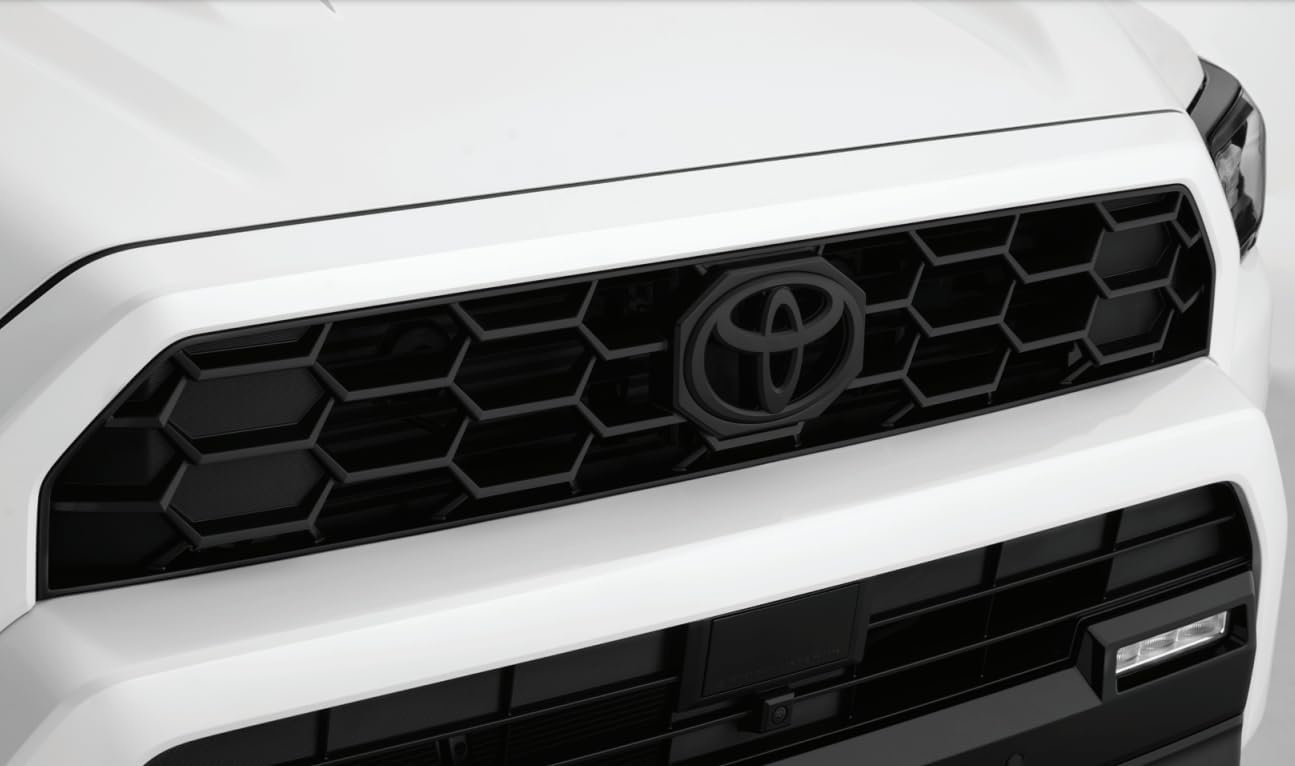 Black Logo Emblem Overlay for 2024 Toyota Tacoma and 2025 4Runner, 6.5
