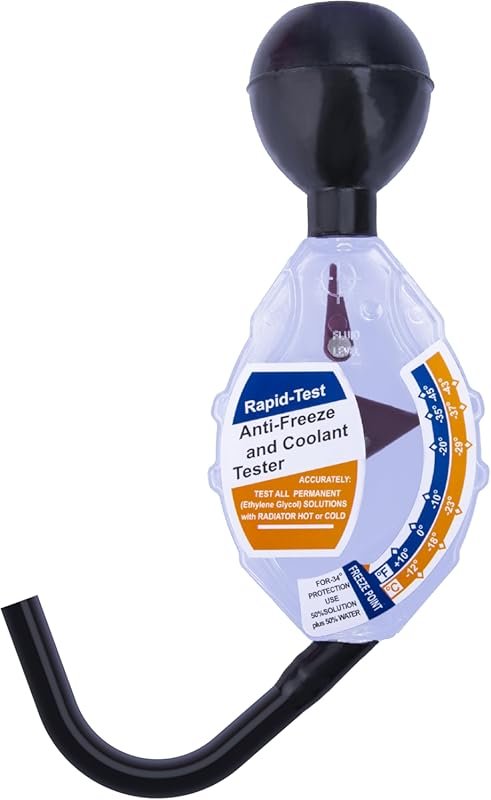 Antifreeze Coolant Tester, Coolant Test Strips, °C and °F Display Dial