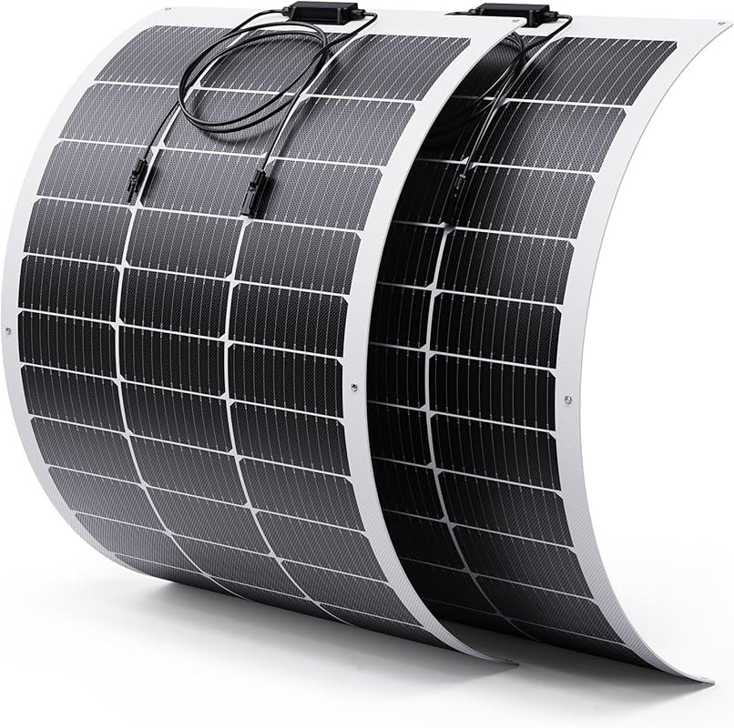 200W Flexible Solar Panel Kit with Heat-Reflective Backsheet and IP68 