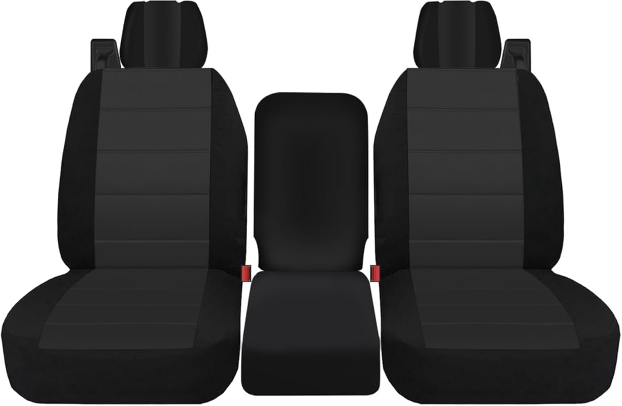 Oxford Cloth 40/20/40 Split Bench Seat Covers for Ford F-150 XL/Standa