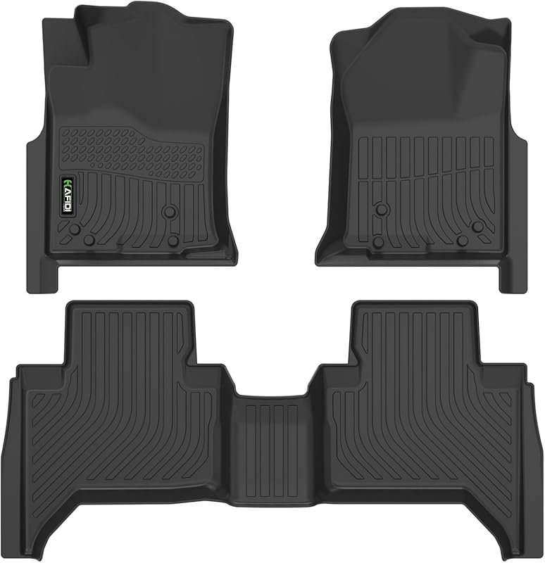 HAFIDI Floor Mats for 2005-2015 Toyota Tacoma Double Cab, Full Coverag