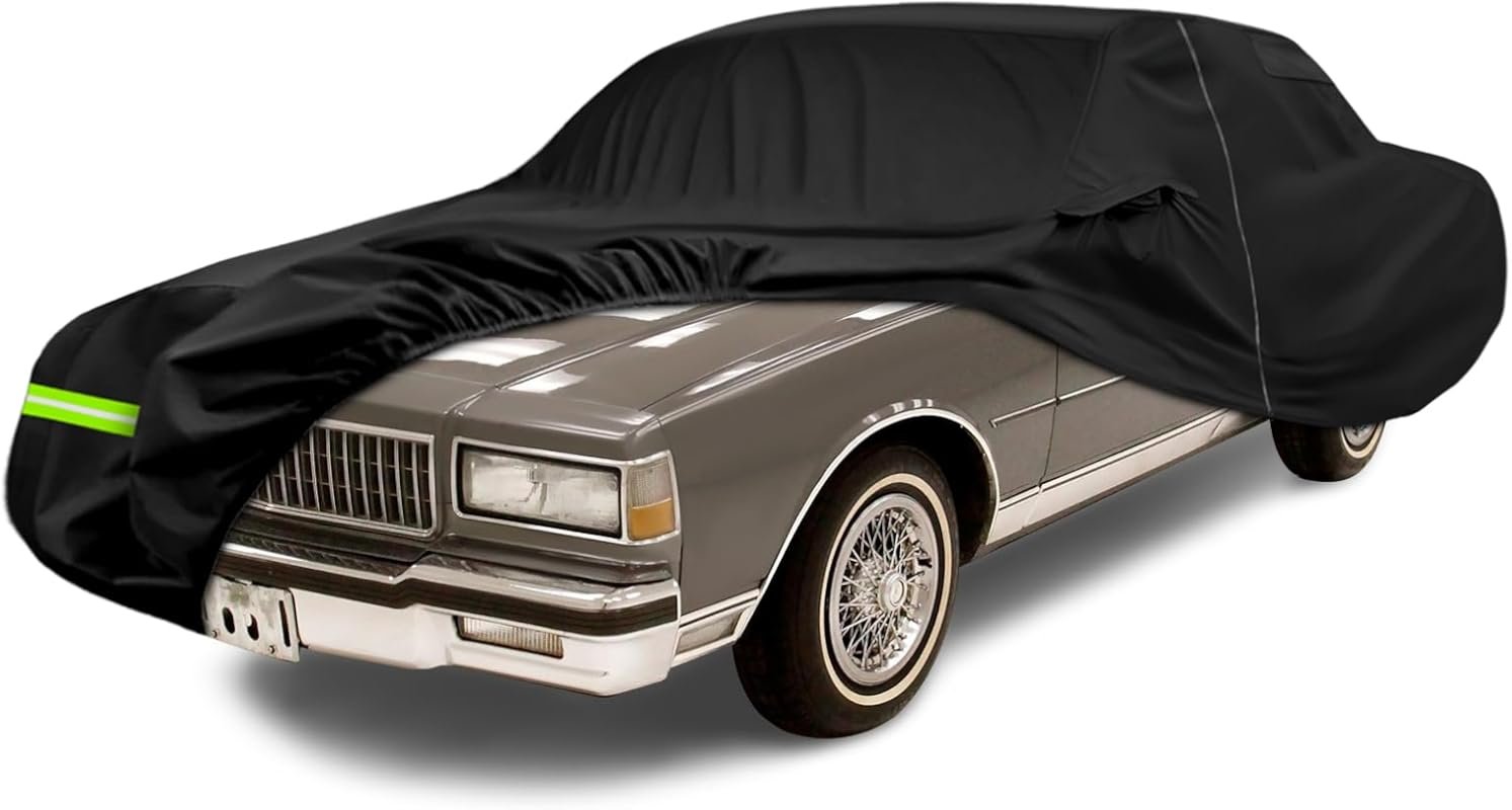 Waterproof Classic Car Cover for 1977-1996 Chevy Caprice with Inner Co