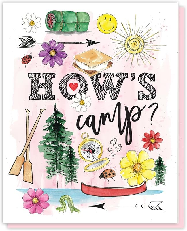 Letter from Home for Sleepaway Camp, Cute Greeting Card for Kids, Enco