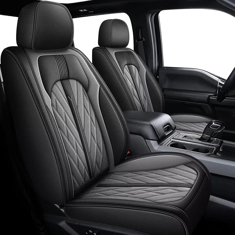 AOMSAZTO Ford Ranger Seat Covers: Full Set Custom Fit 2019 2020 2021 2