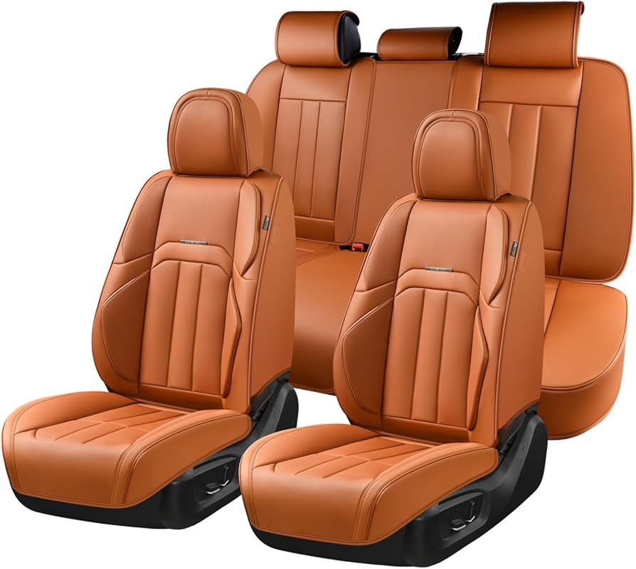 Coverado Car Seat Cover, Cover for Cars Full Seat, Premium Leather, Un
