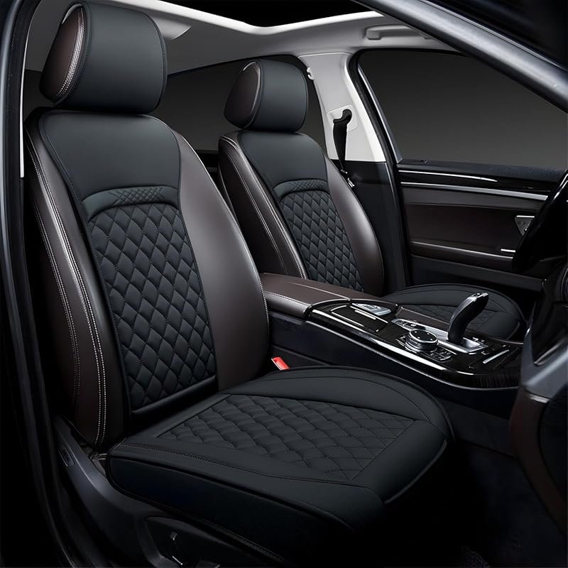 Leather Waterproof Front Seat Covers: Custom Fit for Toyota 4Runner, 2