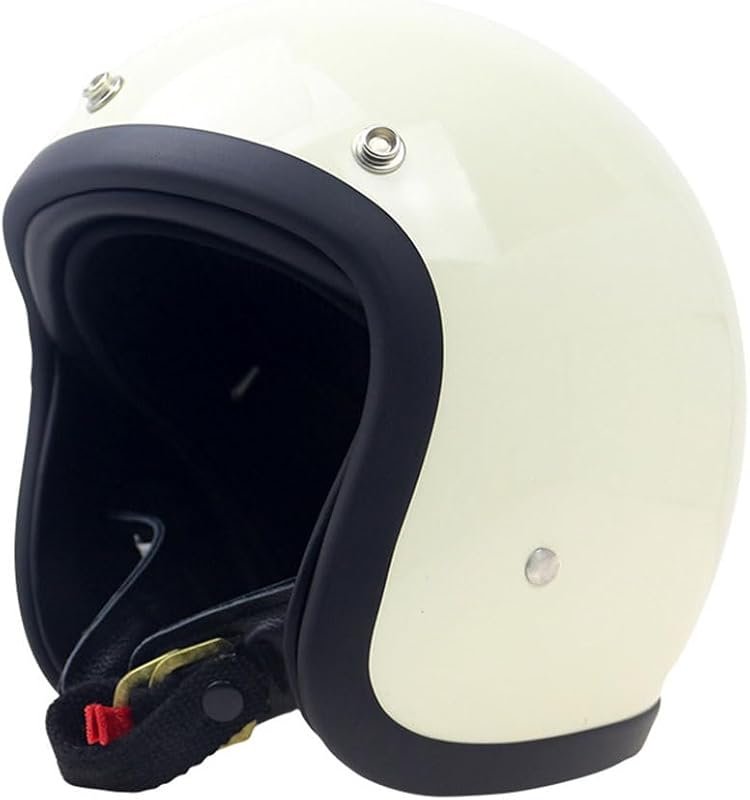 GJH 3/4 Open Face Helmet – Handmade Bobber Style, Japan Tech, DOT Appr
