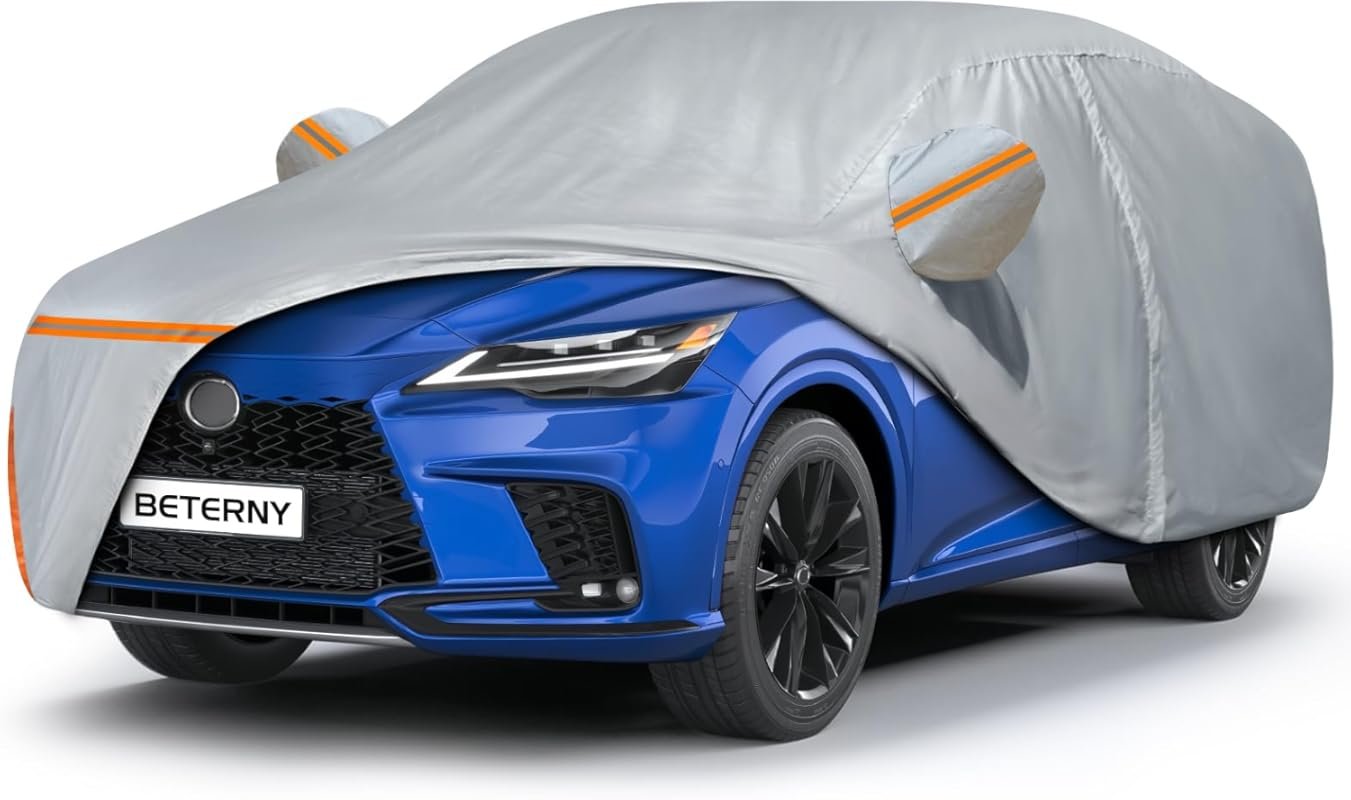 Custom-Fit Waterproof Car Cover for Lexus RX Models with All-Weather, 