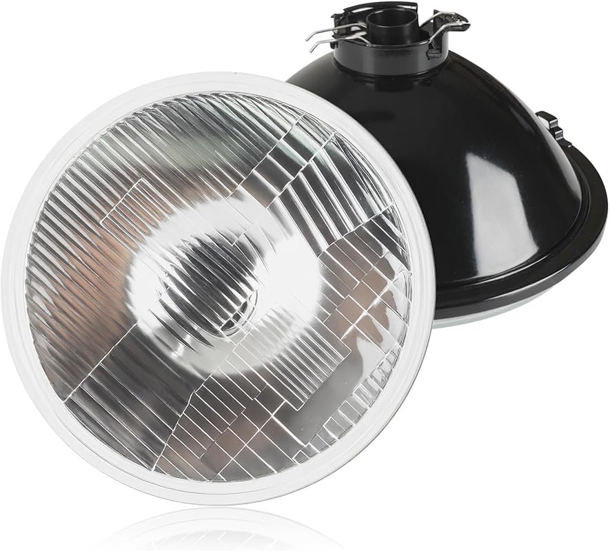 7 Inch LED Glass Headlight - High/Low Beam Conversion - Single Unit Ch
