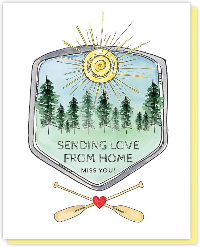 News from Home & Perfect for Care Packages, Summer Camp Greeting Card