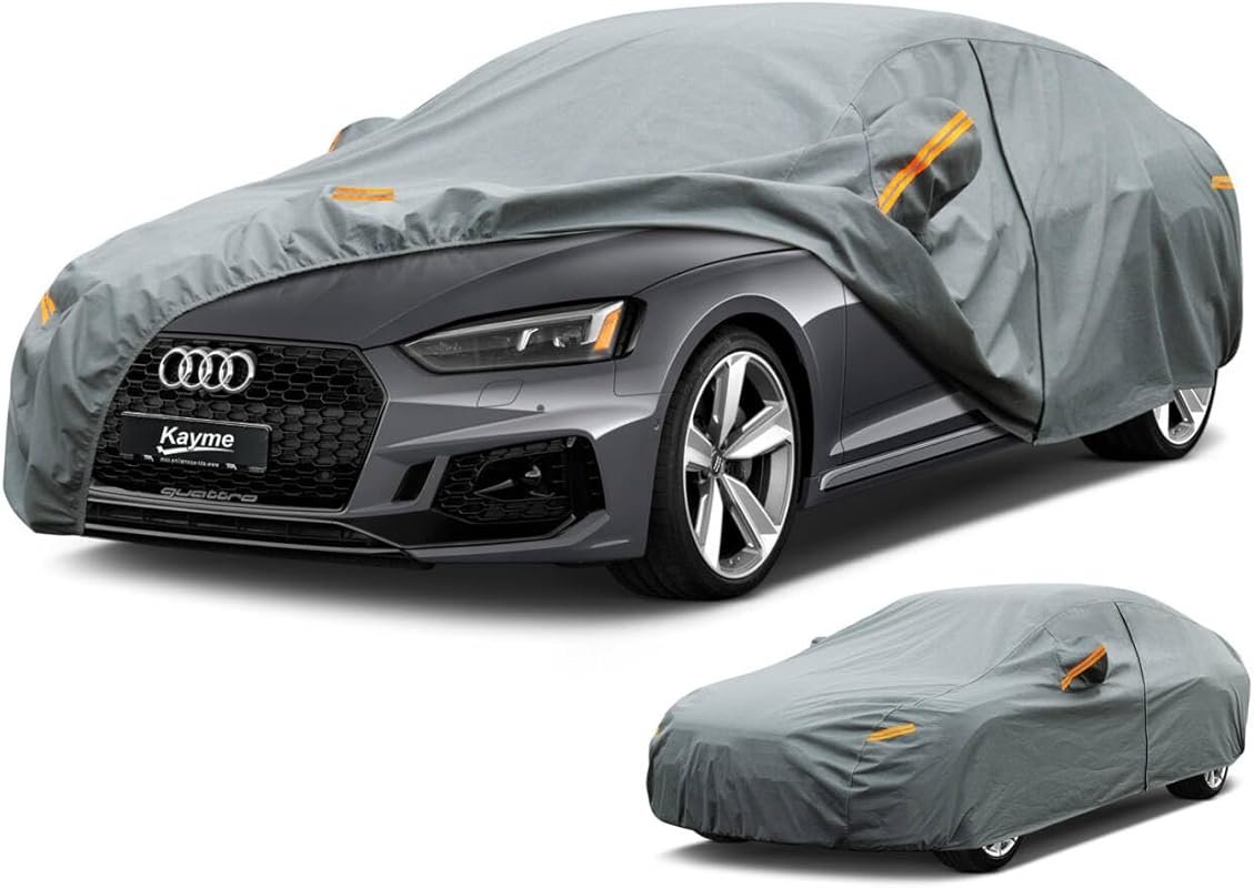 Heavy Duty Waterproof Car Cover for Audi A5/S5/RS5, All-Weather Sun Ra