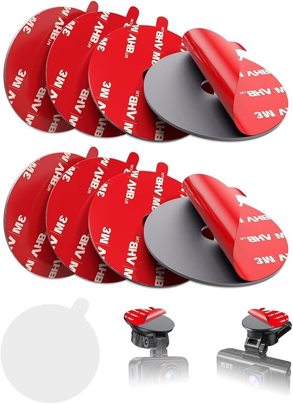 3M VHB dash cam adhesive pads heat resistant round double sided windsh