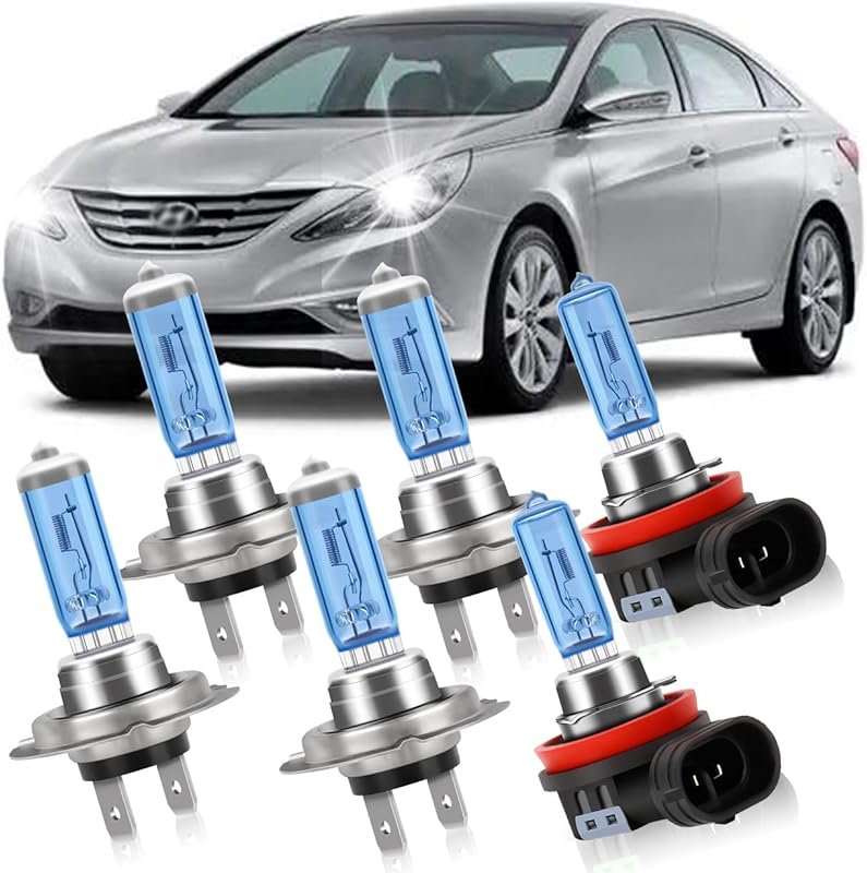 Headlight Bulbs Combo Compatible With HYUNDAI SONATA 2011