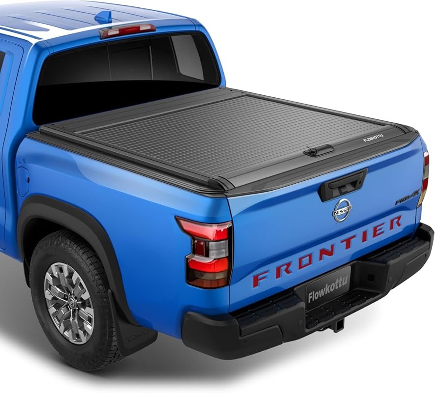 Retractable Hard Tonneau Cover for Nissan Frontier 2005-2026 with 5 ft