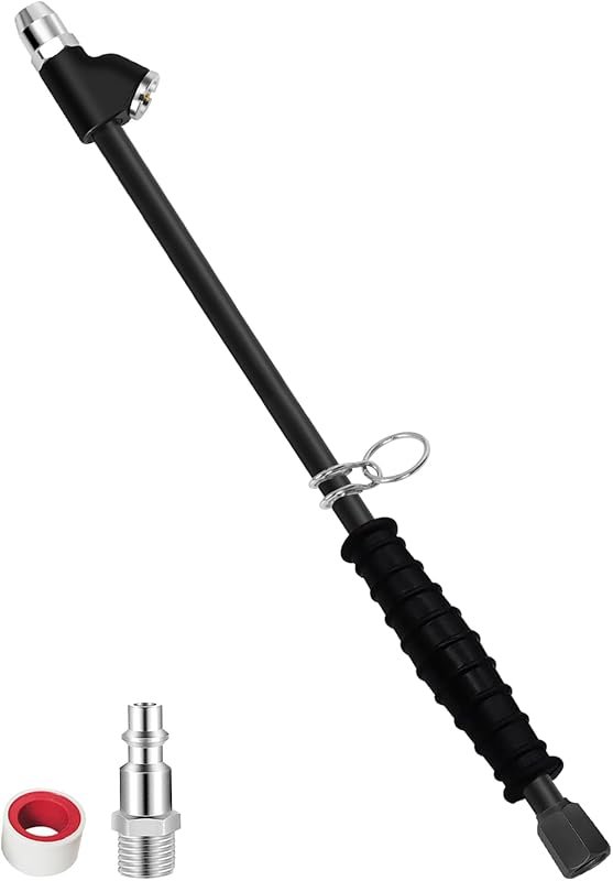 GODESON 15-Inch Heavy Duty Dual Head Air Chuck with 1/4