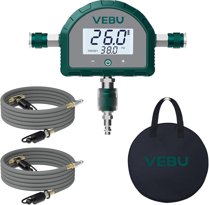 4 Tire Inflation and Deflation System with Auto Shut Off and Digital D