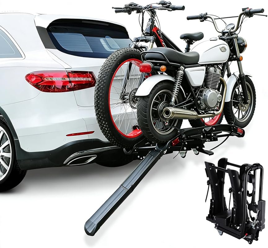Ebike Rack with Ramp for 2