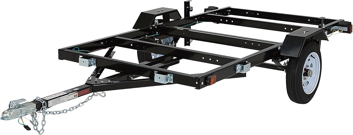 Ultra-Tow 4ft. x 8ft. Steel Folding Utility Trailer Kit, 1170-Lb. Load