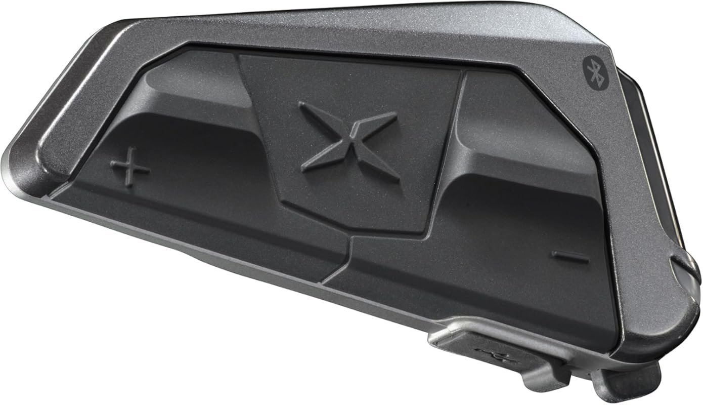EXOCOM Link-1 Motorcycle Helmet Communication System with Slim 40mm Sp