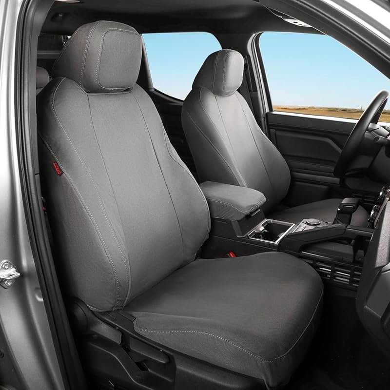 Custom Fit Camouflage Canvas Seat Cover for Toyota Tacoma Access Cab 2