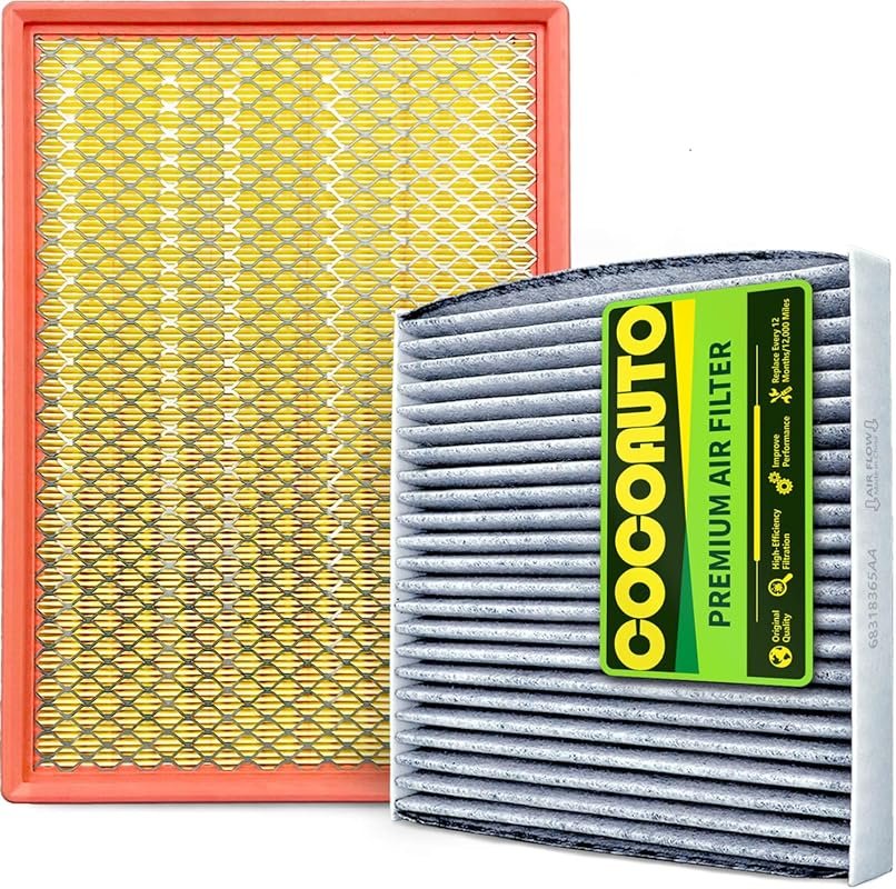 Cabin Engine Air Filter kit for Dodge RAM 1500 , Fits Ram 1500 Classic