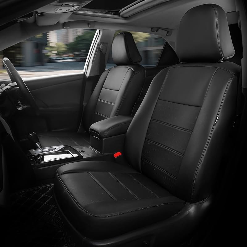 Custom Breathable Faux Leather Seat Covers for 2012-2017 Toyota Camry 