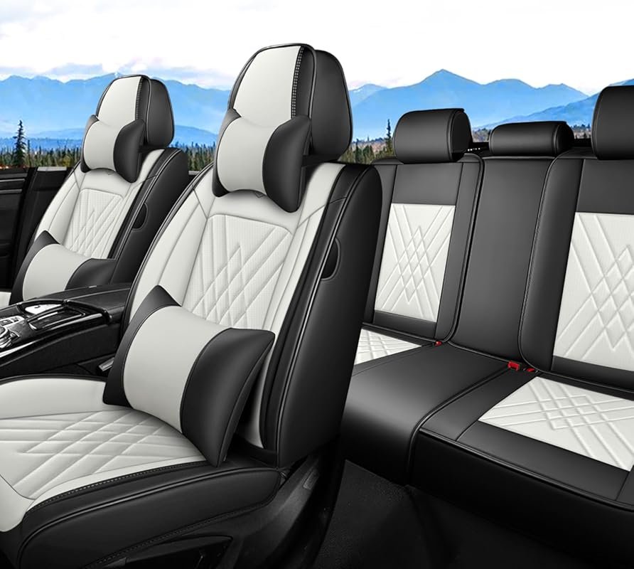 Waterproof Leather Full Coverage Seat Covers for Kia Sedona 2015-2019 