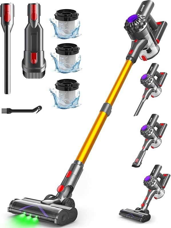 450W 40KPA Cordless Stick Vacuum with LED Display and 45-Minute Runtim