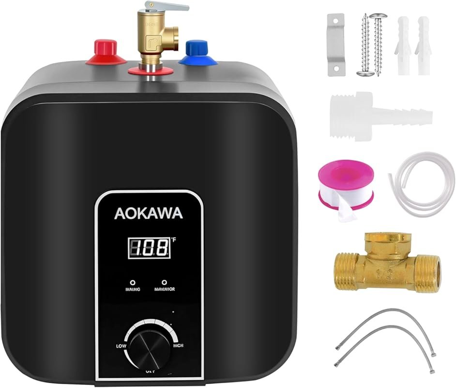 Electric Mini Tank Water Heater 2.5 Gallon Under Sink Instant Hot Wate