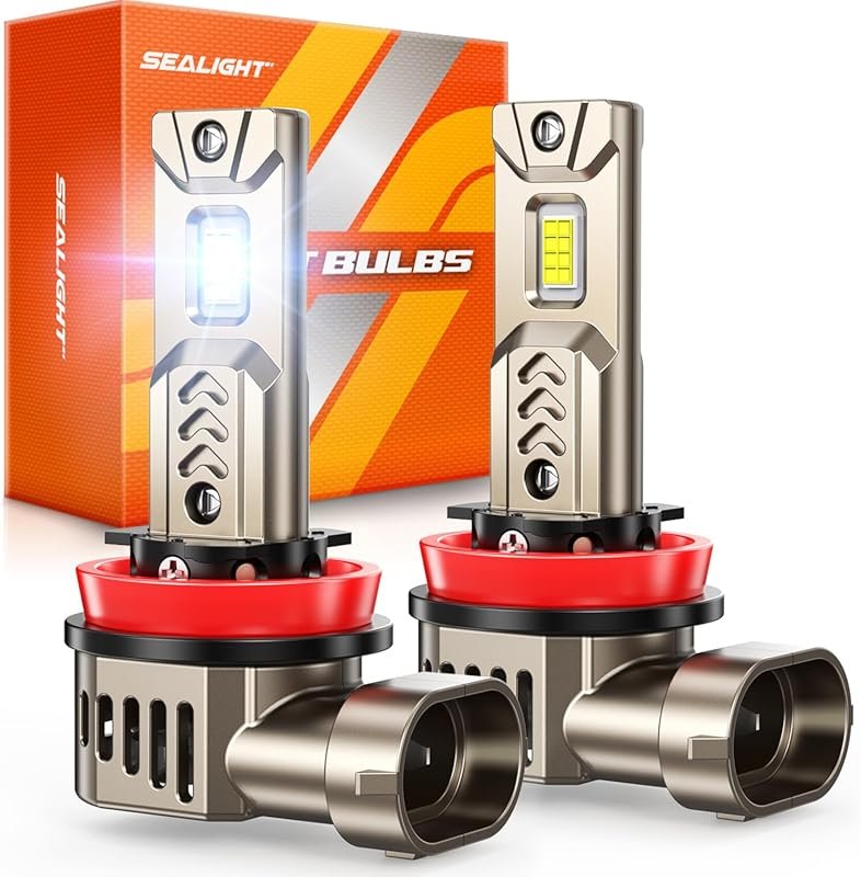 SEALIGHT H11/H9/H8 Bulbs 2025 1:1 Real Design, Super Bright L2S H11 Bu