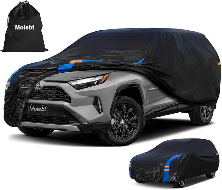 Waterproof SUV Car Cover for Jeep & RAV4 with Full Exterior Protection